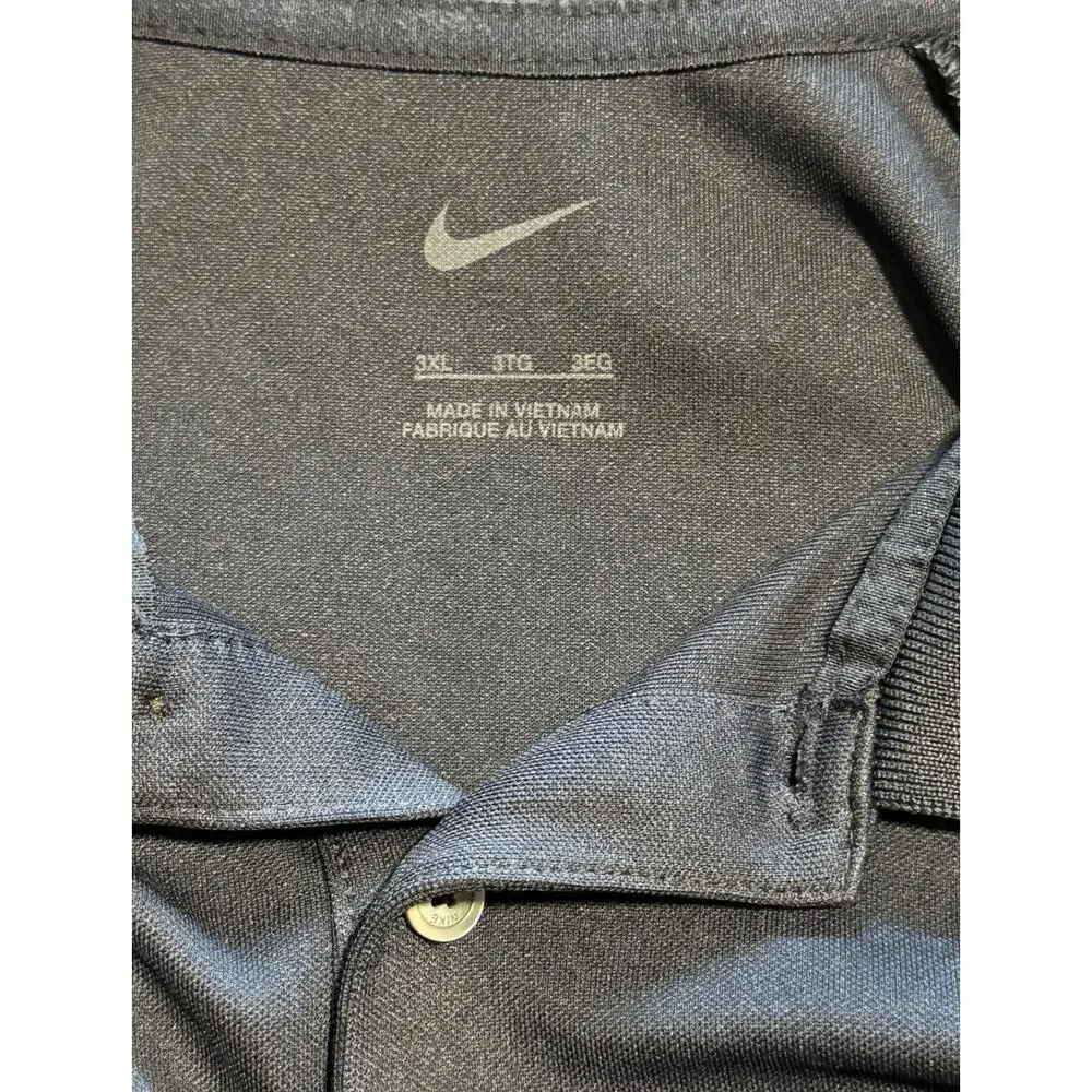 Nike Dri-FIT Micro Pique Pocket Polo Shirt - Navy Blue - 3XL